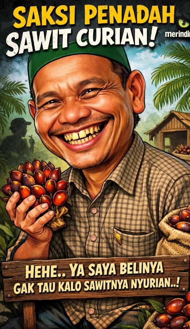 hanya karikatur dan masih diduga